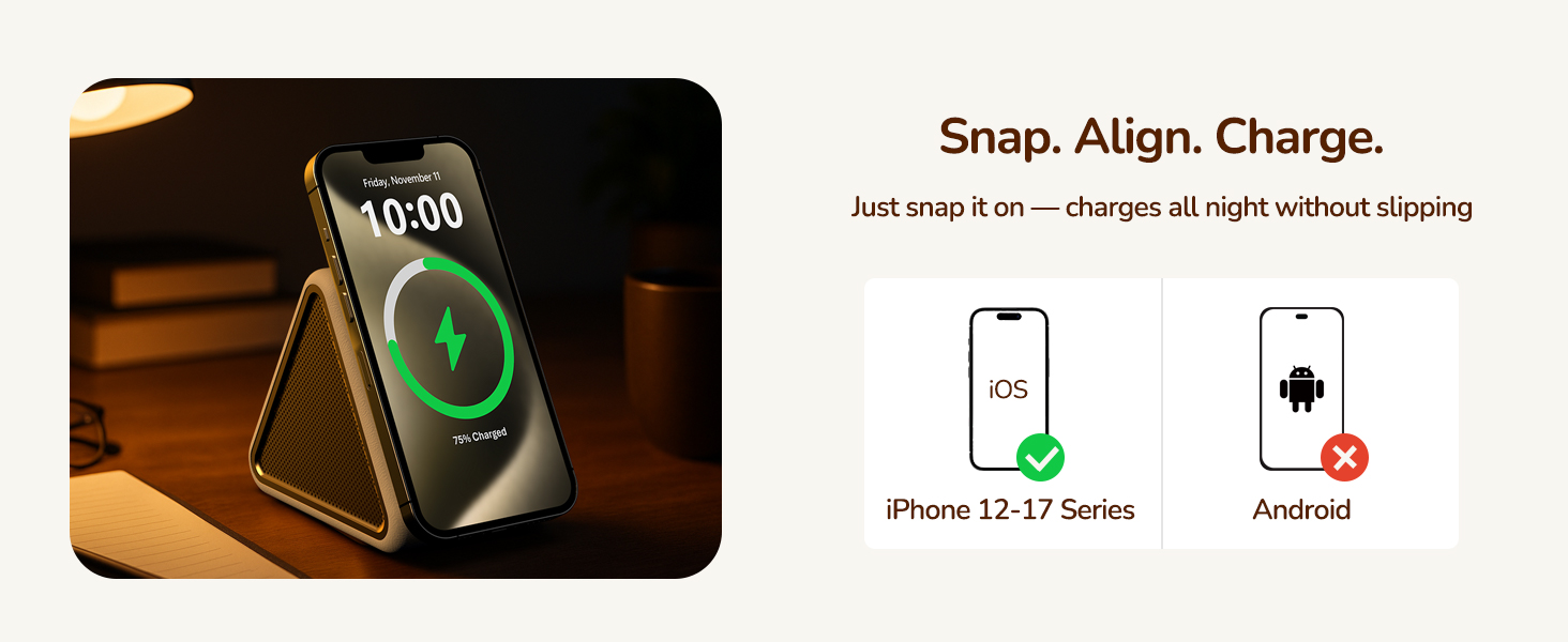 Snap. Align. Charge.