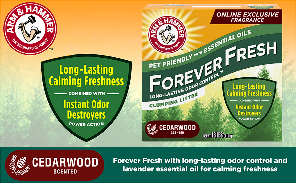Forever Fresh Cedarwood Clumping Litter