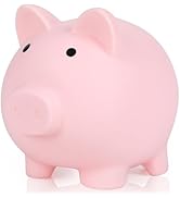 H&amp;W Mini Piggy Bank, Plastic Coin Bank, Unbreakable Money Banks, Cute Piggy Banks for Kids, First...