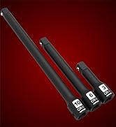 EPAuto 1/2-Inch Drive Impact Socket Extension Bar Set, Cr-V, 3 Pieces