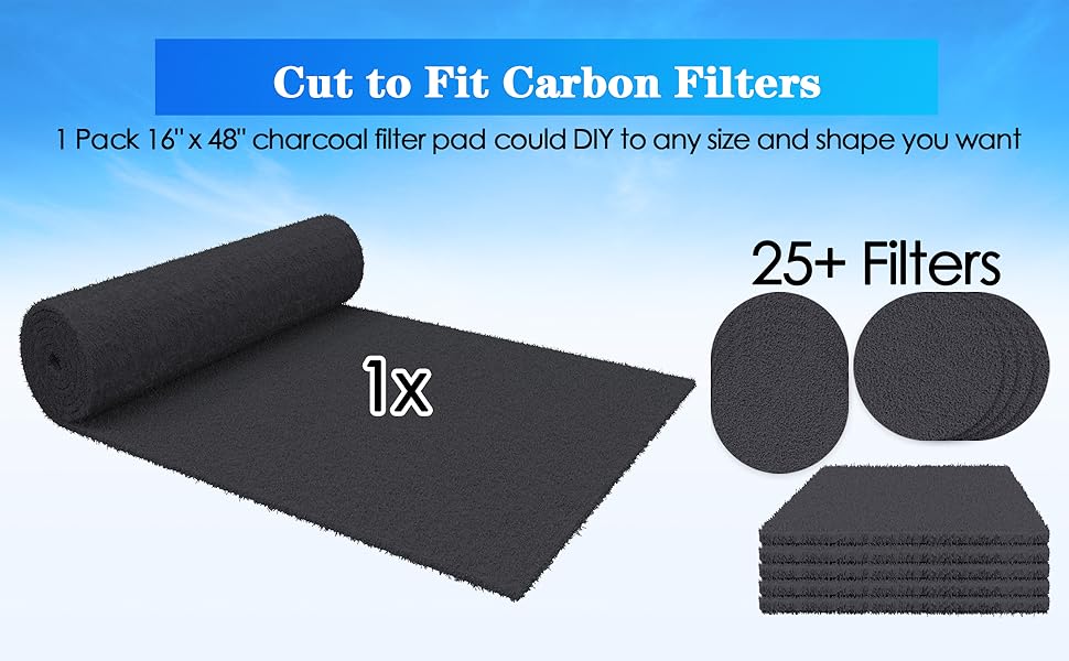 window ac filter activated carbon filter