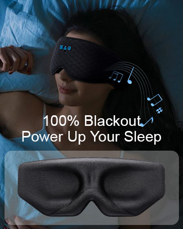 sleep mask with headphones