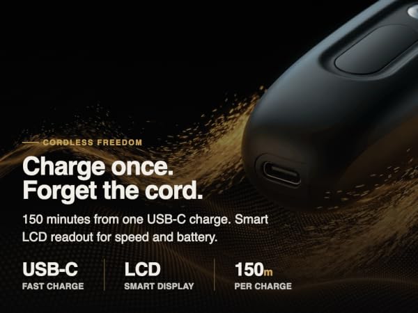 ArtiMAVEN trimmer USB-C charging and LCD