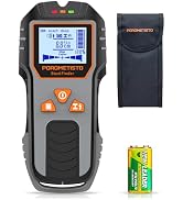 6-in-1 Stud Finder Wall Scanner, POROMETISTO DSF01 Wall Stud Finder with Electric Wire Finder, De...