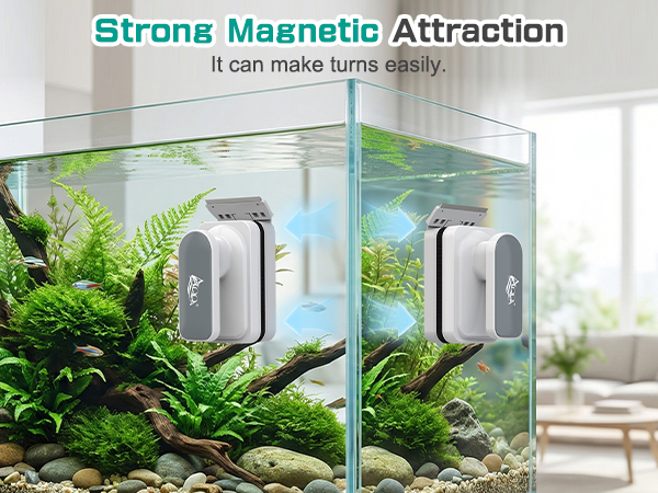 Aquarium Magnetic Fish Tank Glass Cleaner
