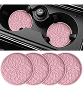 ME.FAN Car Cup Coaster [4 Pack] Silicone Car Coasters/Cup Mats - 2.75In Universal Non-Slip Recess...