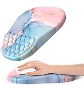 Hasinart Ergonomic Mouse Pad Wrist Rest with Massage Design, Space-Saving Mousepad Wrist Support,...