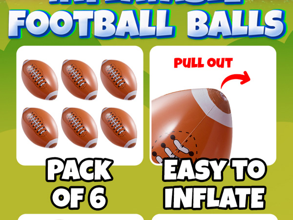 Football party decoratoins football party favors football birthday decor goodie bag stuffers
