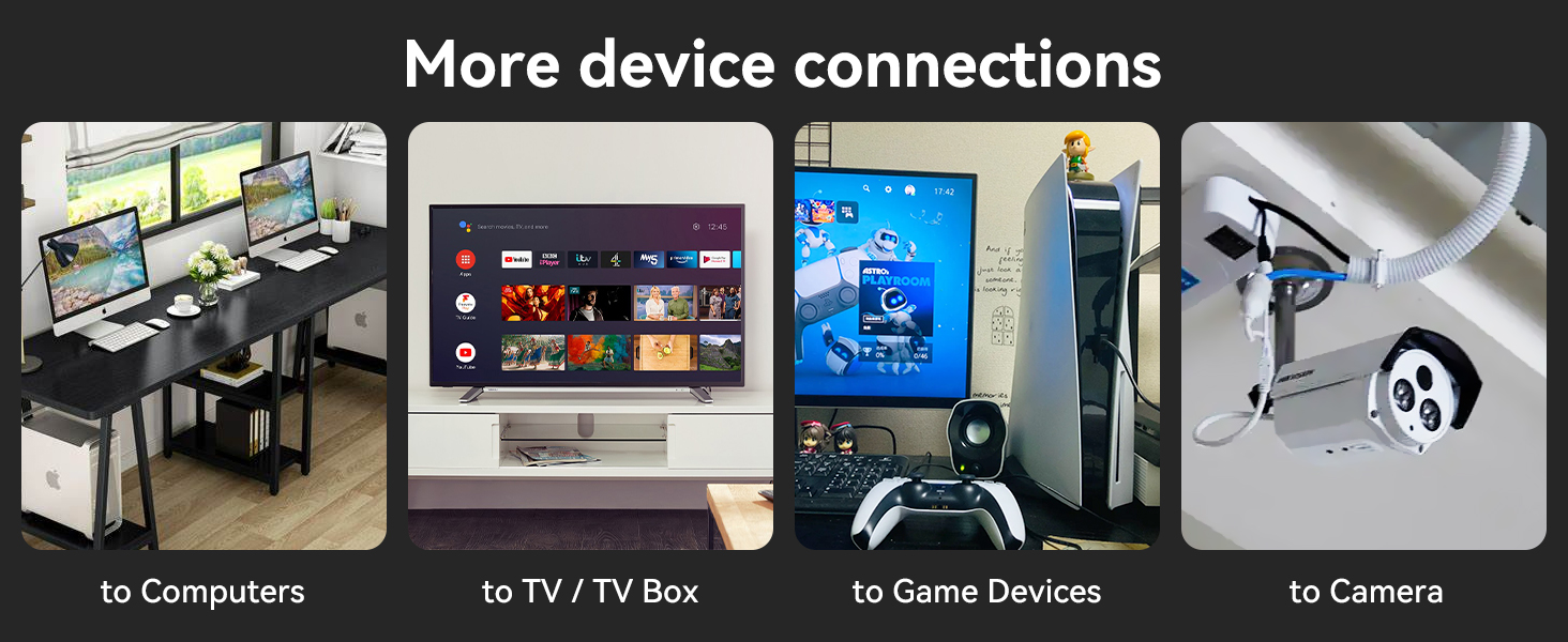 Ethernet Splitter 1 to 2 1000Mbps