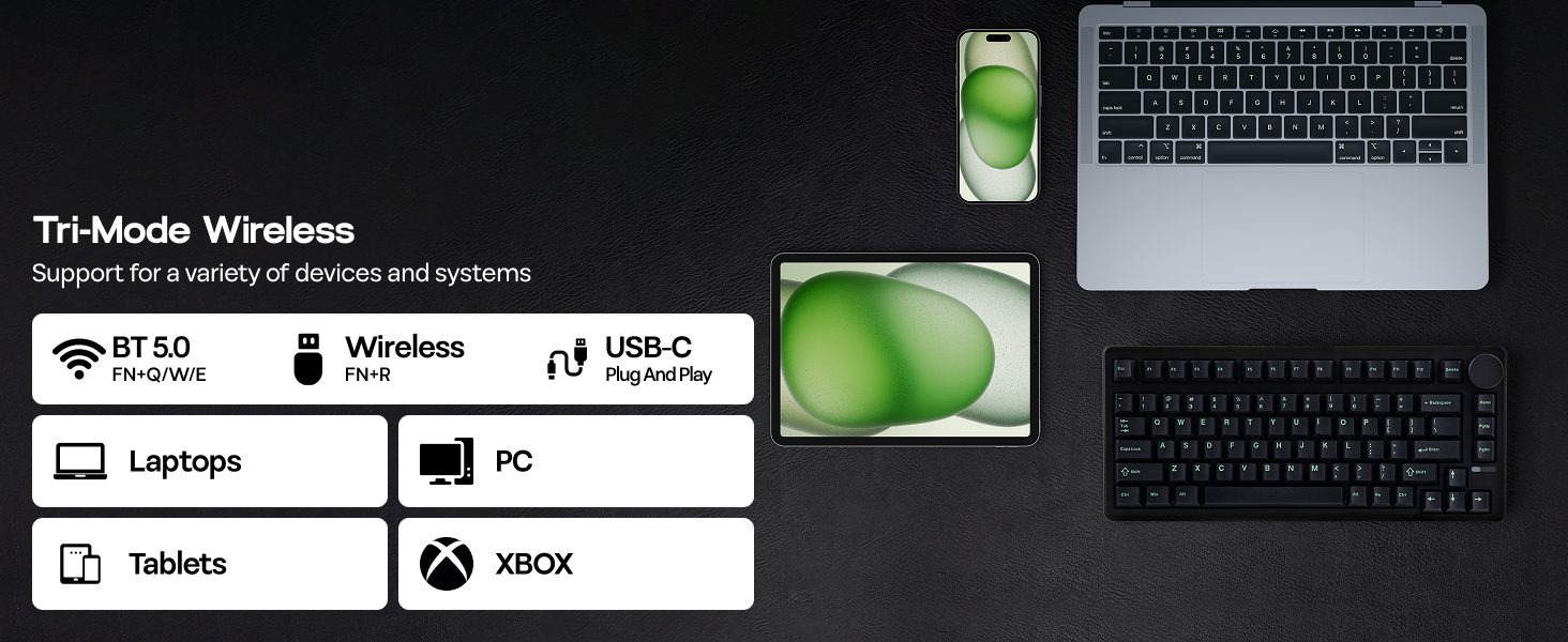 Programmable Wireless Gaming Keyboard