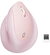 EWEADN Q7 Vertical Ergonomic Mouse, Wireless Bluetooth Mouse (BT5.0/3.0+2.4G), 5-Level Adjustable...