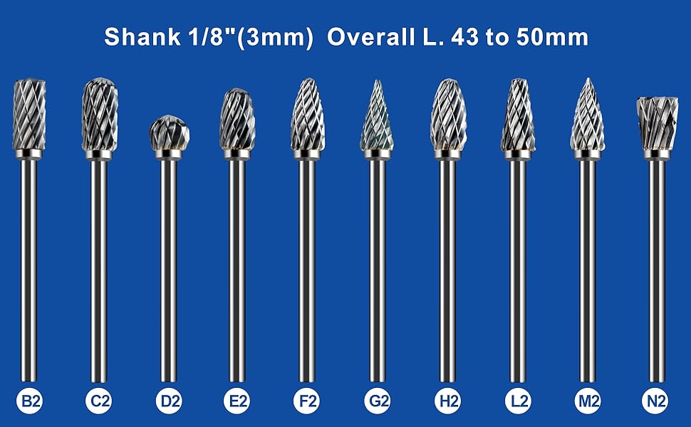 carbide burr set