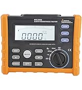 Grounding Meter Tester for Earthing, Digital Grounding Resistance Meter, PEAKMETER MS2302 Digital...