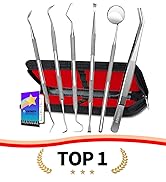G.CATACC Professional Dental Tools, Dental Pick Teeth Cleaning Tools Kit, Plaque Remover for Teeth