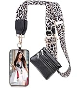 XANGNIER Clip and Go Strap for Phone with Wallet Crossbody, Save Girls Phone Strap with Zippered ...
