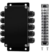ABS IP67 Waterproof Dustproof Electrical Junction Box, with 15A 600V Barrier Terminal Cable Conne...