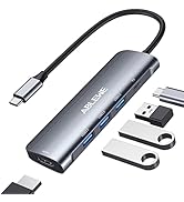 USB C Hub, ABLEWE USB C to HDMI Multiport Adapter, Thunderbolt 3 to HDMI Hub with 4K HDMI, 3*USB ...