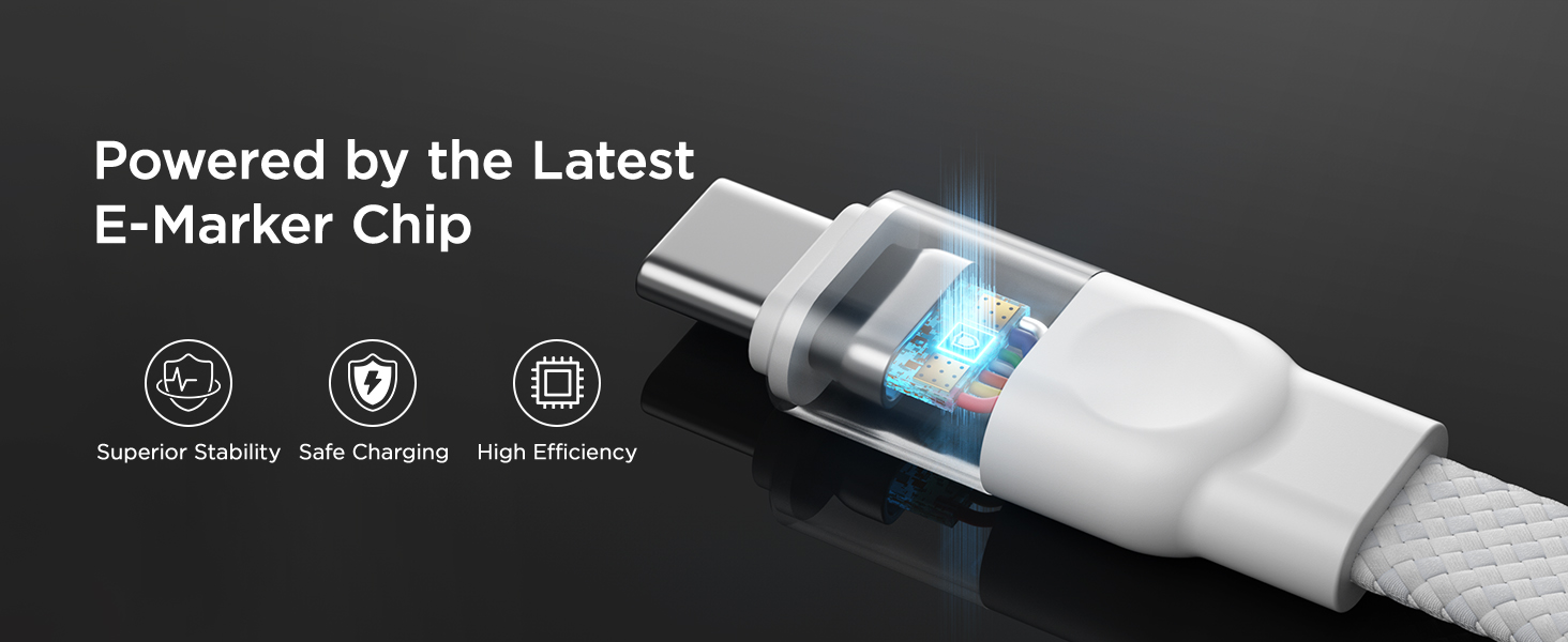 USB C to USB C Cable, 240W PD3.2 EPR Fast Charging Cord
