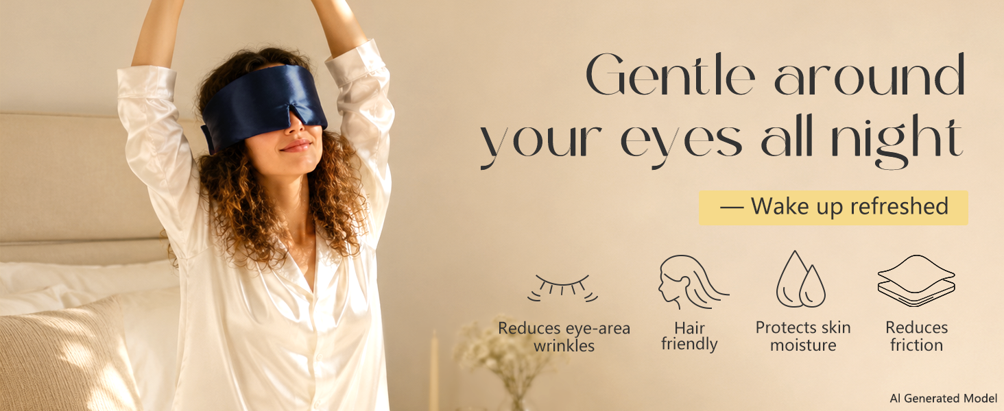 Block ambient light and distraction, help you fall asleep faster anytime.