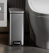 bathroom trash can with lid space saving desig