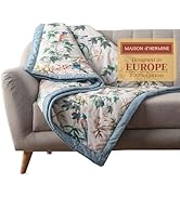 Maison d' Hermine Throw Blanket for Couch Lightweight Soft Warm Breathable Cotton Throw Blankets ...