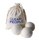 Clean People 100% New Zealand Wool Dryer Balls - 3 Pack