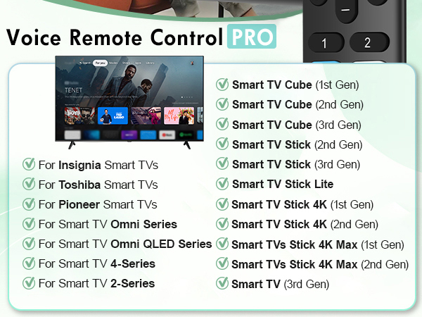 Replacement Voice Remote