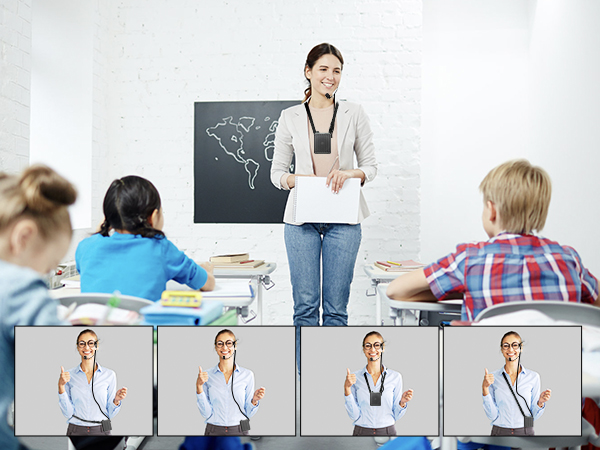 Amplifier for Teachers with Wired Microphone Headset