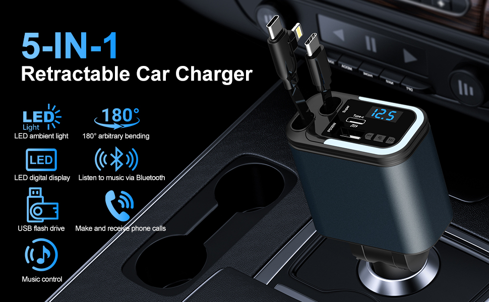 retractable car charger android usbc retractable car charger retractable car charger for android