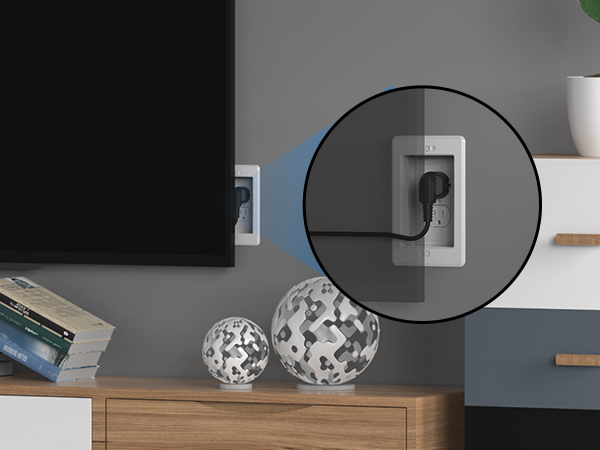  DVFR1W-1 Recessed Electrical/Outlet Box Wall Plate Kit