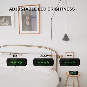 alarm clock with temperature