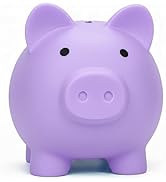 Piggy Bank for Sbrvaniy Piggy Coin Banks for Boys and Girls My First Unbreakable Plastic Money Ba...