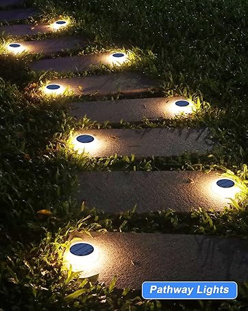 Solar Deck Lights Outdoor Waterproof