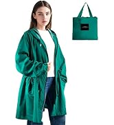 LAMA Women's Rain Jacket with Hooded, Lightweight Waterproof Rain Coat with Big Pocket, Windproof...