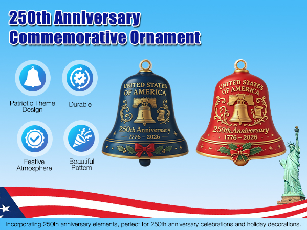 250 anniversary usa ornament