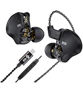 CCZ DC02 USB C Headphones Wired with Microphone, Type-C in Ear Monitor Headphone, Noise Canceling...