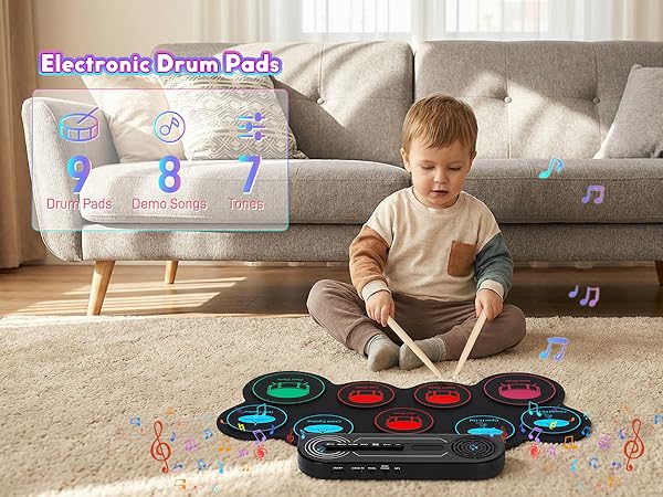 kids electric drum set