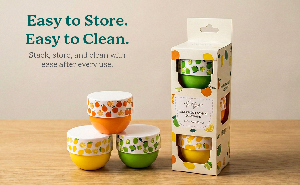 MosJos Snack &amp;amp; Dessert Containers - B0GP4QNBPK