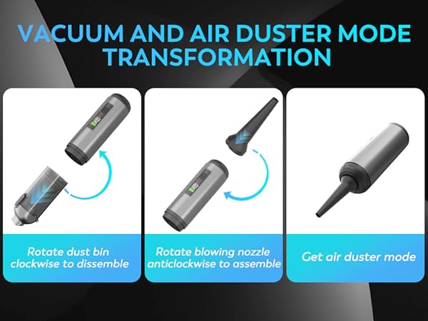 KedeeSparkle Cordless Car Vacuum Cleaner