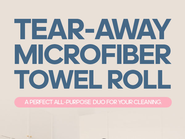Fantasticlean Thick Microfiber Cleaning Cloth Roll