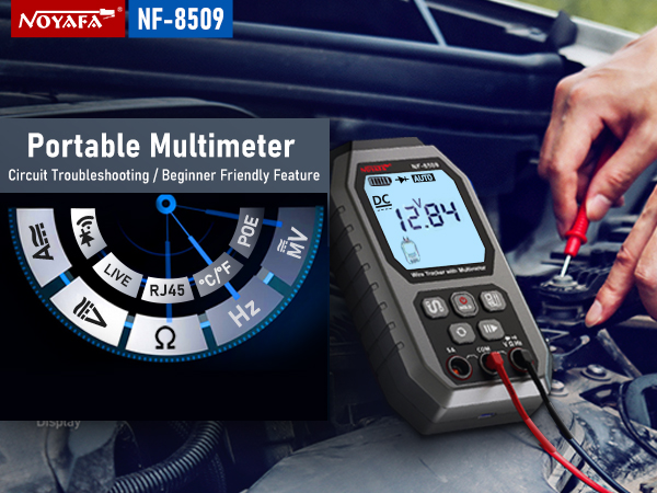 NOYAFA NF-8509 Network Cable Tester with Digital Multimeter