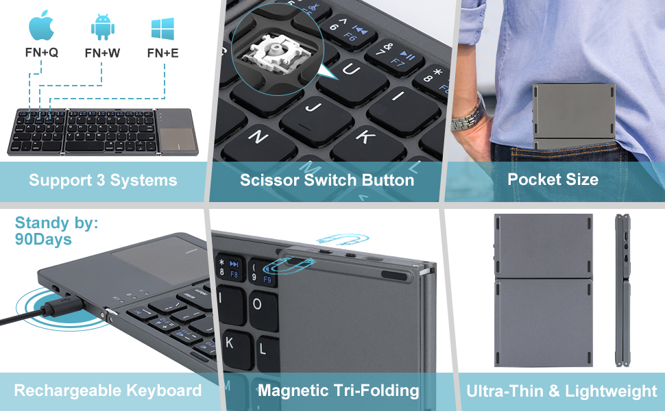 portable foldable keyboard