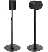 Haturi Speaker Stands Pair for Sonos ERA 100 &amp; 300 Adjustable 22”–42” Floor Stands with Cable Man...