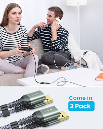 2 pack usb extension cable
