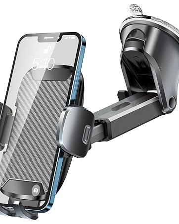 the new carbon fiber phone mount is designed to hold the phone in place.