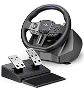 PXN Gaming Steering Wheel - 270/900° V900 GEN2 Sim Racing Wheel with Pedals Paddle Shifter - for ...