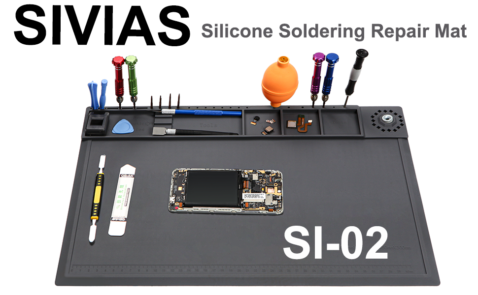 sivias Silicone Soldering Repair Mat