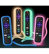 [4 Pack] SOTATOO Case for Roku Remote, Battery Cover for TCL Roku Smart TV Steaming Stick Remote,...