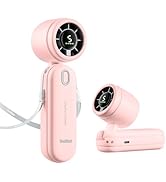 Diveblues Handheld Fan, 30ft/s Mini Portable Turbo Fan [12H Max Cooling], 4000mAh Personal Fan wi...