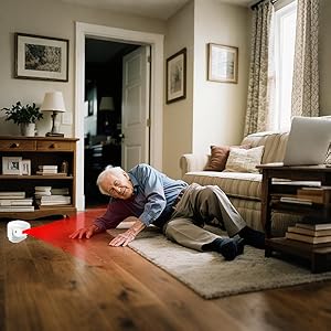 Bed alarm, fall prevention, elderly, wireless, movement alert, safety monitor.